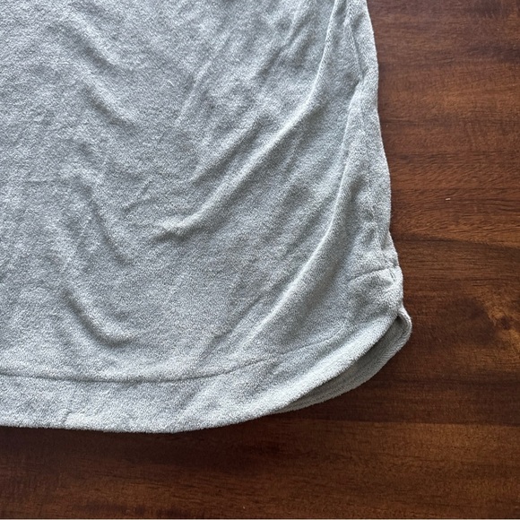 A New Day Green Racerback Terry Dress Tank Sleeveless Beach Coverup Swim L - Picture 10 of 10